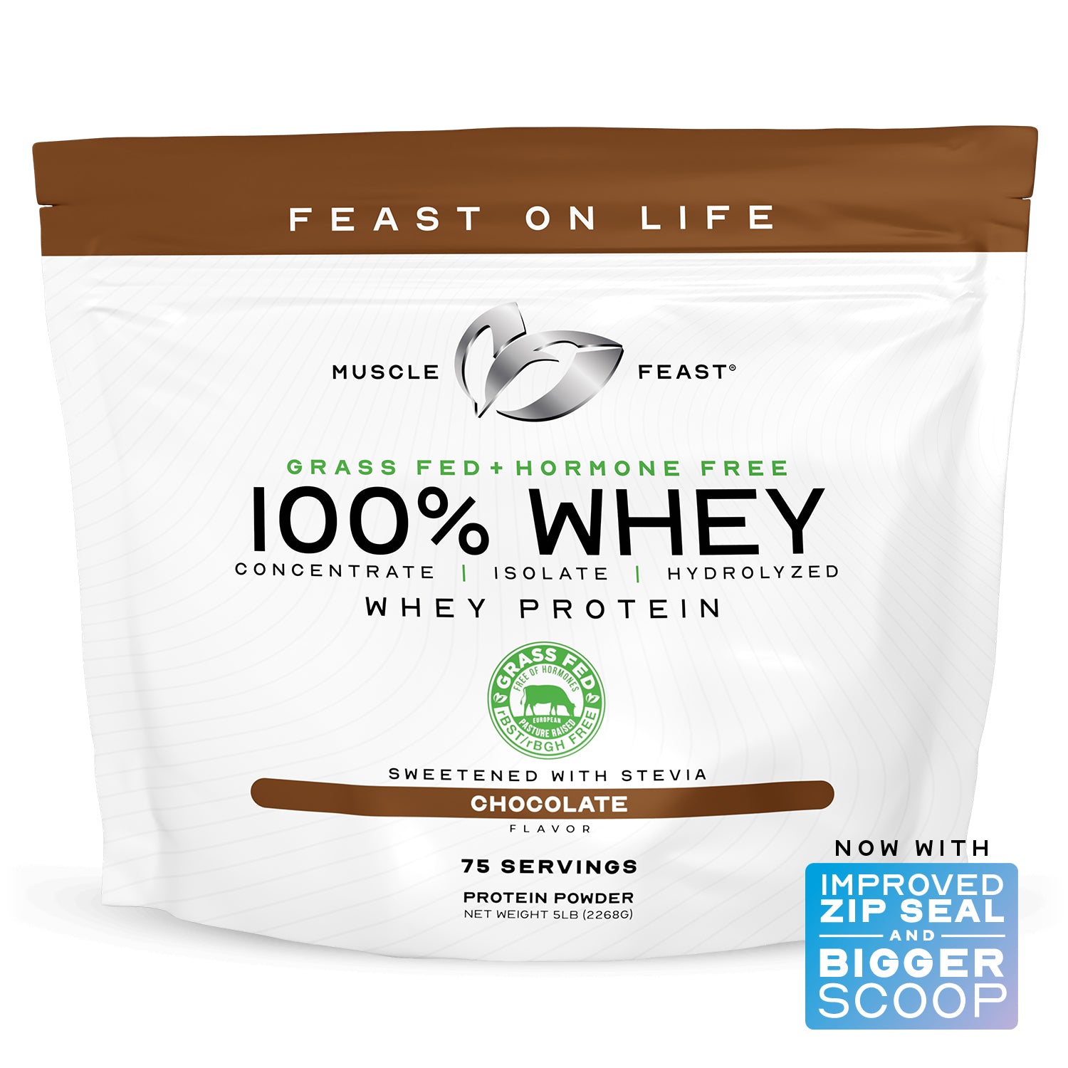 100% Whey, Pasture Raised, Grass Fed, rBST/rBGH and soy Free