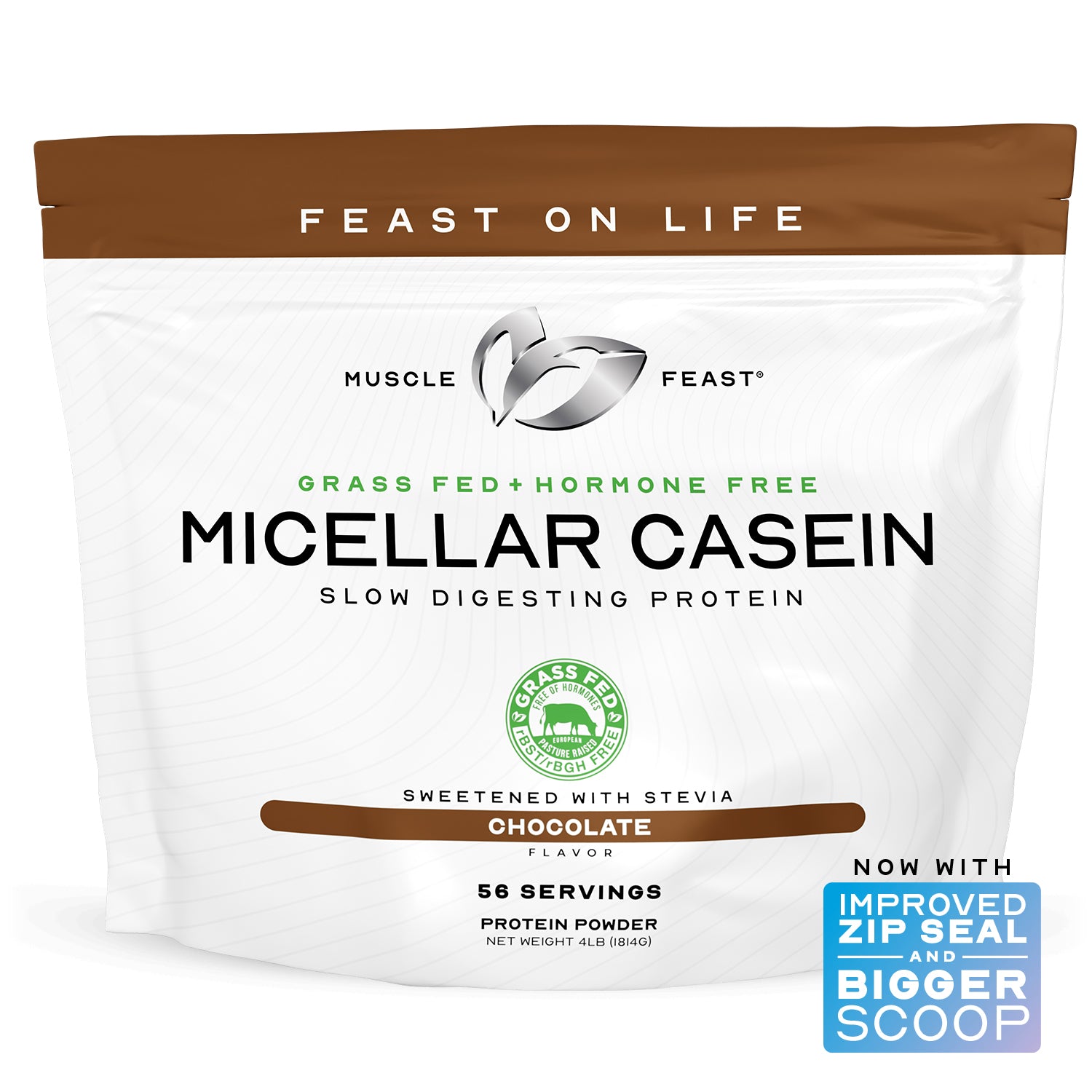 Micellar Casein Protein, All Natural Pasture Raised Hormone Free Soy Free