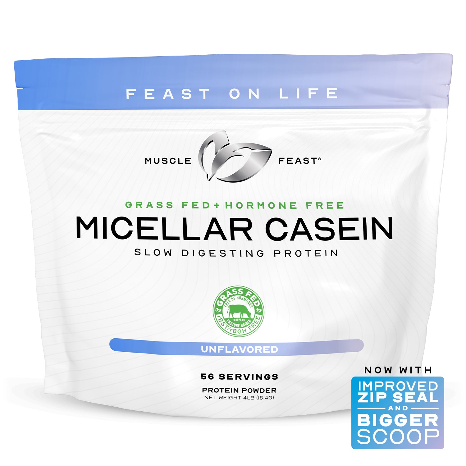 Micellar Casein Protein, All Natural Pasture Raised Hormone Free Soy Free