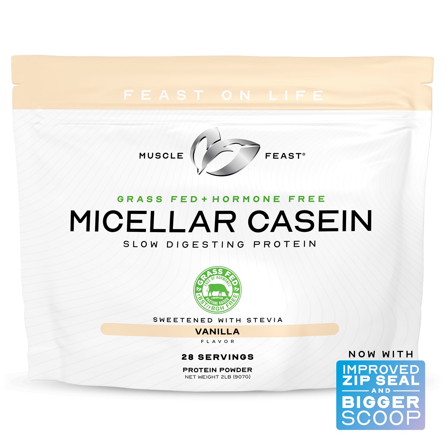 Micellar Casein Protein, All Natural Pasture Raised Hormone Free Soy Free