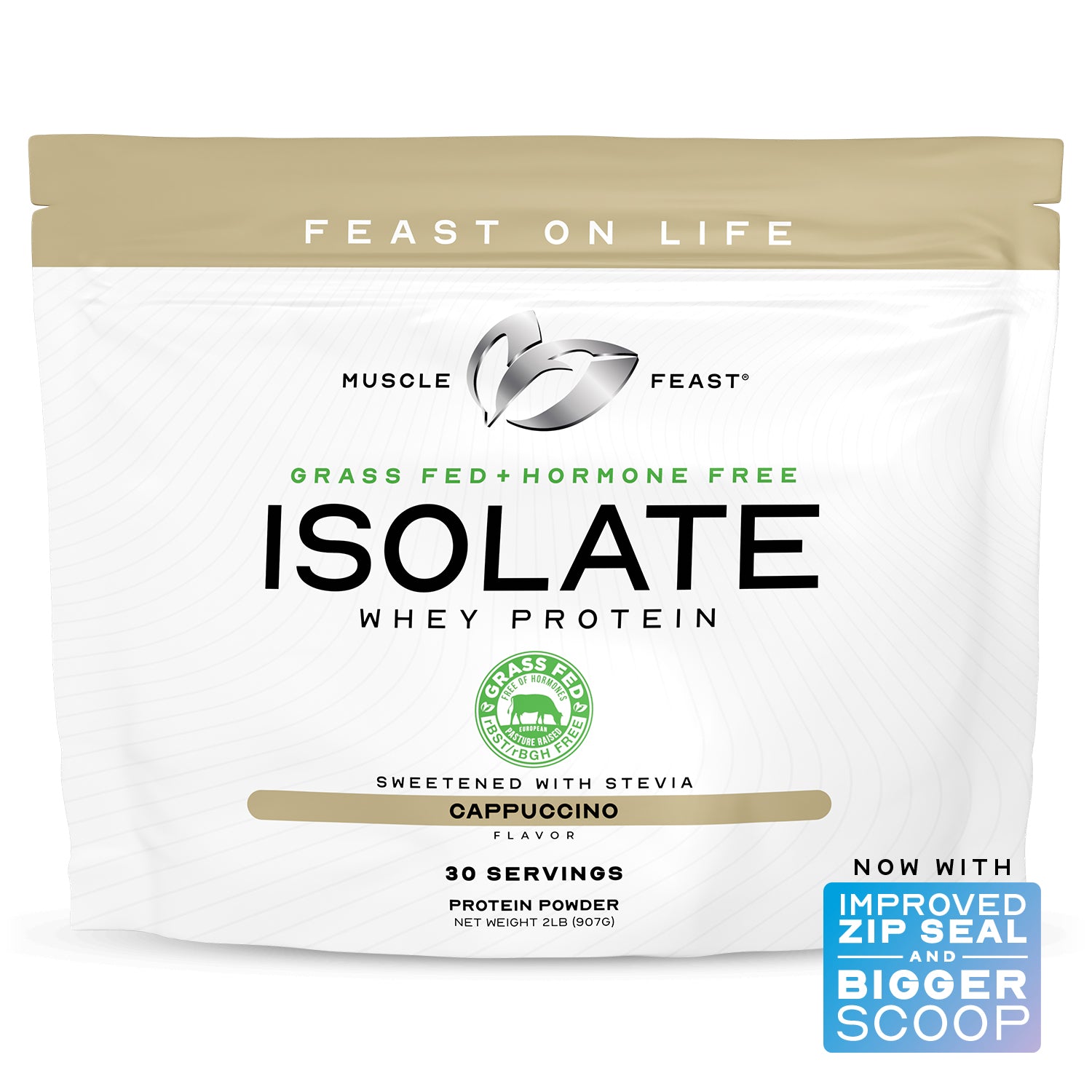 Whey Protein Isolate, Pasture Raised, Grass Fed, rBST/rBGH and soy free