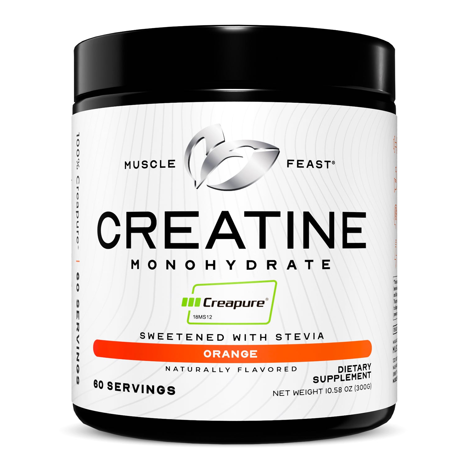 Creapure Creatine Monohydrate Powder, Vegan Keto Gluten-Free