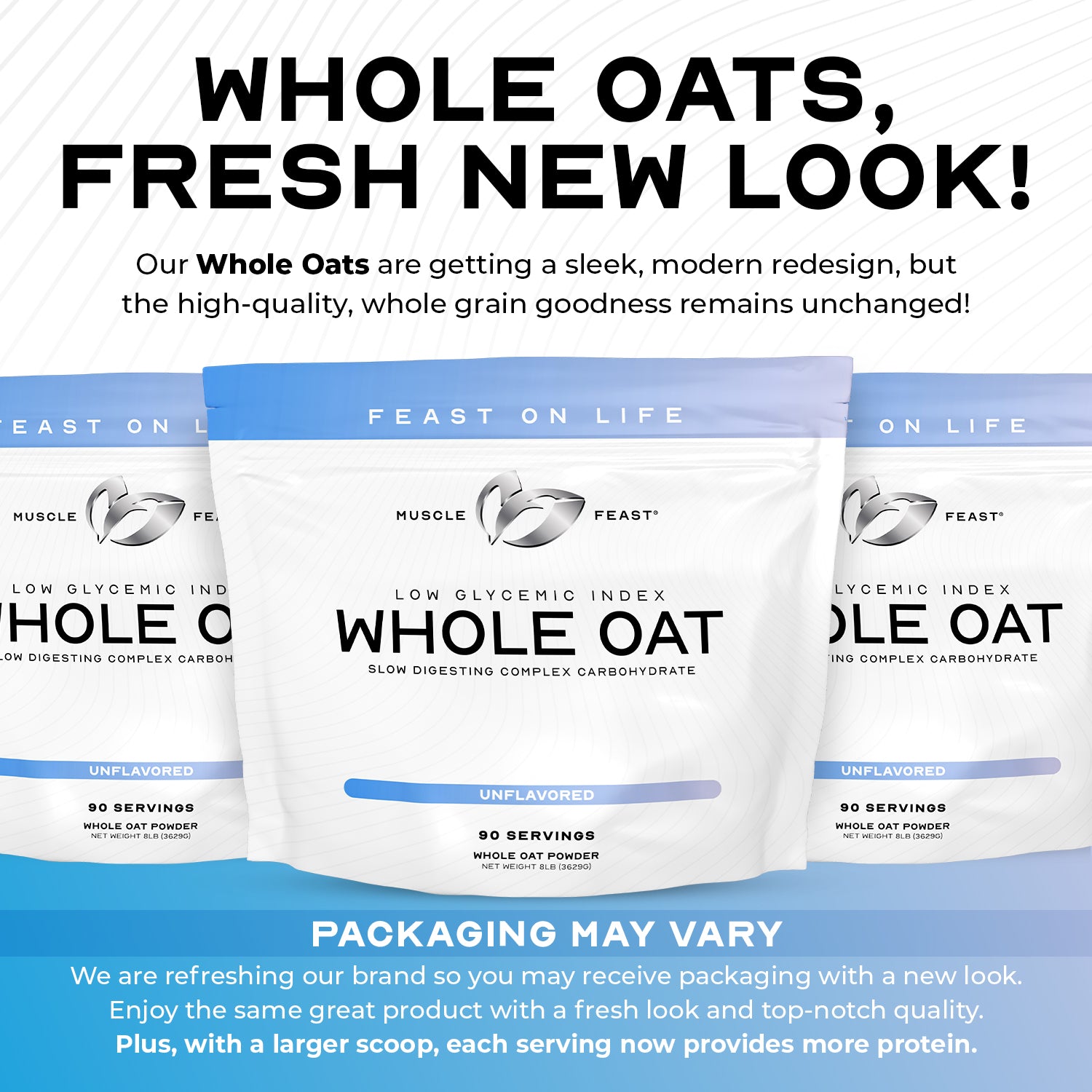 Whole Oat Powder All Natural Complex Carb Non-GMO