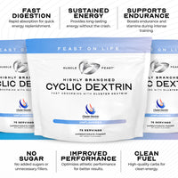 Highly Branched Cyclic Dextrin Premium Pre-Workout or Post-Workout Supplement