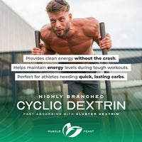 Highly Branched Cyclic Dextrin Premium Pre-Workout or Post-Workout Supplement