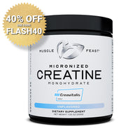 Creavitalis Creatine Micronized Monohydrate Powder Easy to Mix, Gluten-Free, 200g