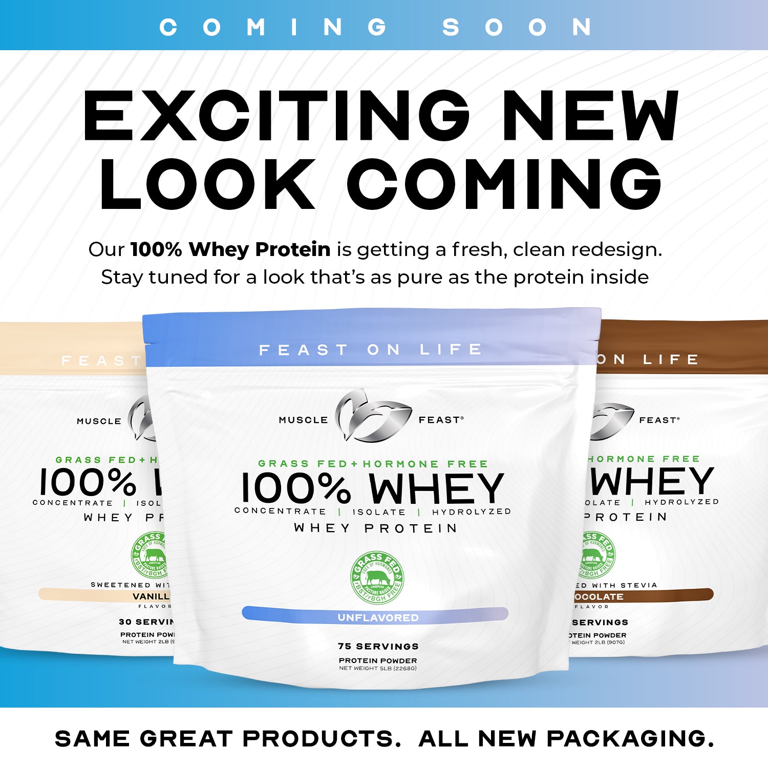 100% Whey, Pasture Raised, Grass Fed, rBST/rBGH and soy Free