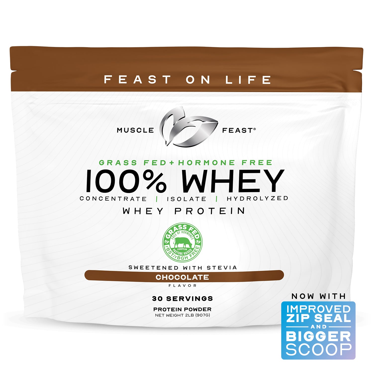 100% Whey, Pasture Raised, Grass Fed, rBST/rBGH and soy Free