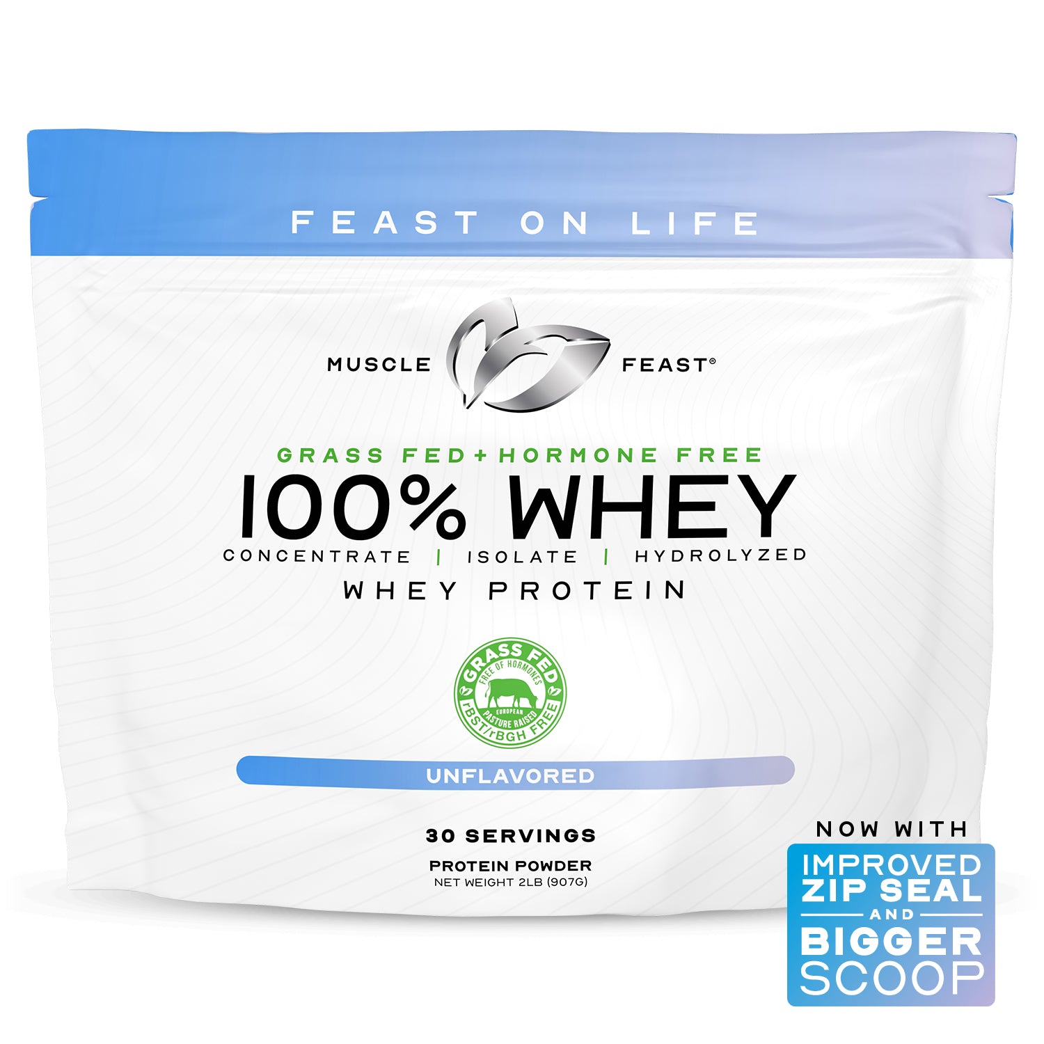 100% Whey, Pasture Raised, Grass Fed, rBST/rBGH and soy Free